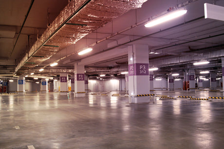 LED Tubes at Parking