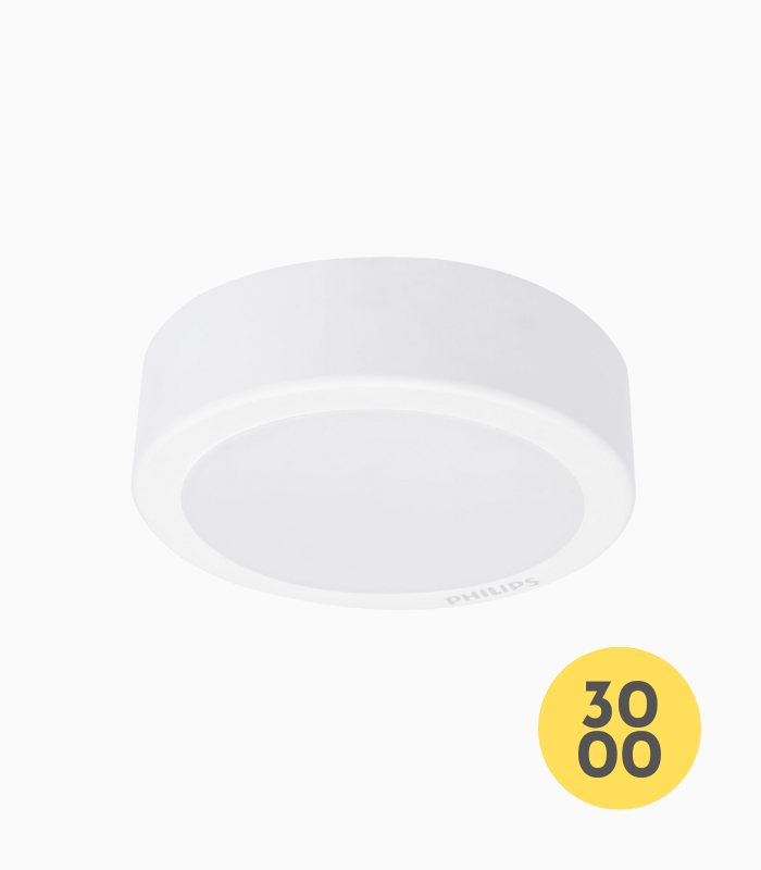 Essential Smartbright Round Surface LED Downlight DN027