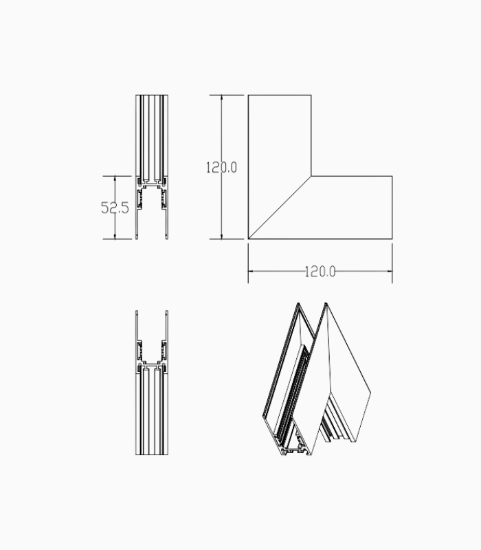 Magnus Surface Track Outer Corner