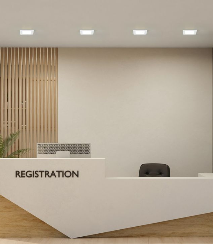 Meson Square Interlaced Optic LED Downlight