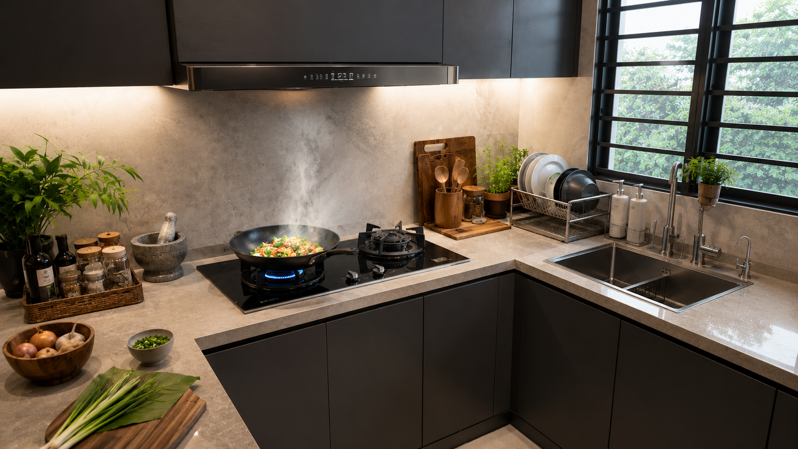 Kitchen Lighting for Malaysian Homes: Built for the Way We Actually Cook