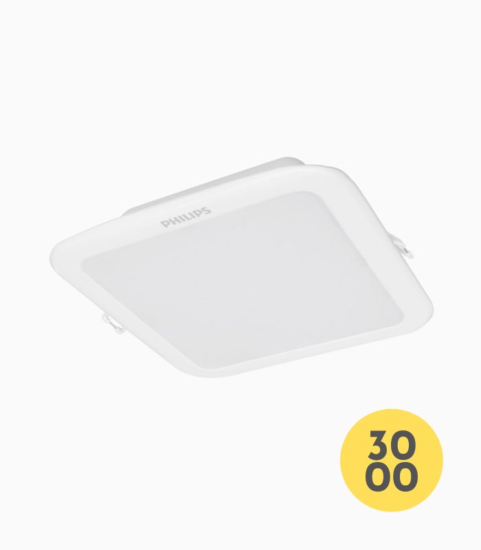 Essential Smartbright Square LED Downlight DN027