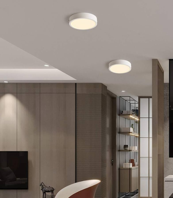 Essential Smartbright Round Surface LED Downlight DN027