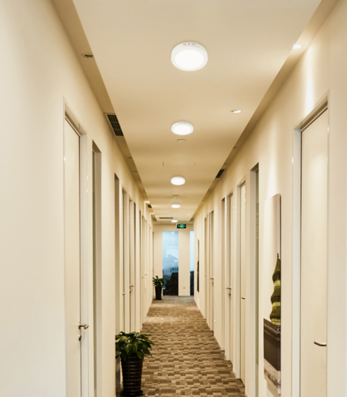 Essential Smartbright Round Surface LED Downlight DN027