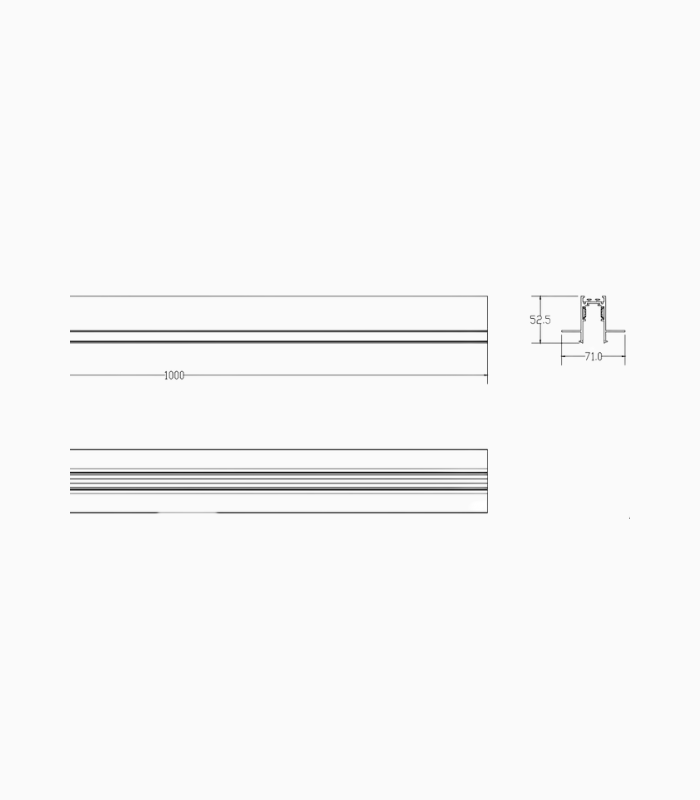 Magnus Recessed Track