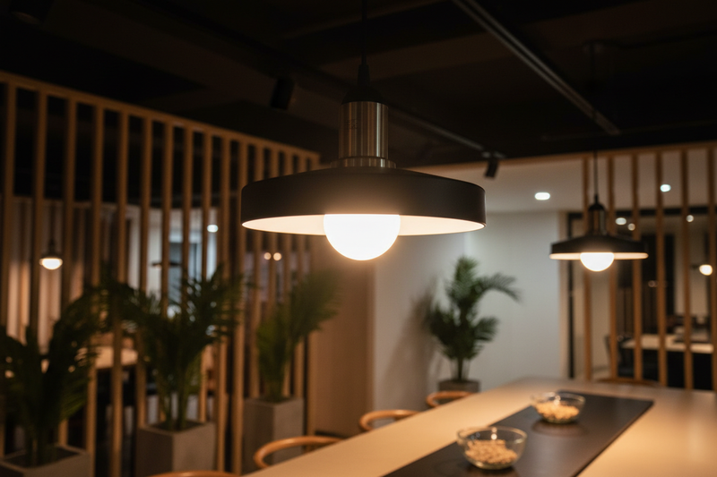 i just want to see the lighting, no need food or table, can you zoom on the lighting